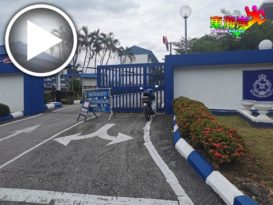 确诊扣留犯送院治疗 文冬警局关闭消毒（有视频）