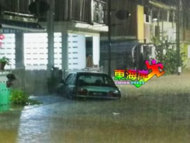 ◤登州水灾◢瓜登市区大水灾！（有视频）