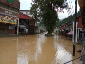 【今日东海岸】凌晨大水灾水位4尺高林明大街沦为汪洋