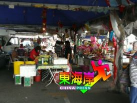 甘榜忠小贩中心早市  小贩MCO如常营业