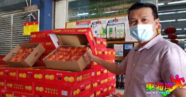 黄钟兴：今年芦柑门市存量以售完为止，不再进新货。
