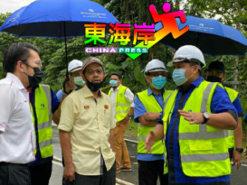 文冬往劳勿旧路严重坍塌  工程局将辟临时通道方便进出