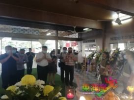 关丹华团联会慰问家属