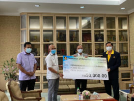 大马厂商联合会（FMM）东海岸分会 　 捐彭州政府5万赈灾