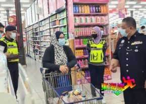 ◤新冠又一年◢文冬警方设5路障  持批准信才放行