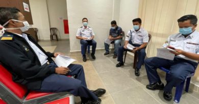 登州海事执法机构  114成员分阶段接种疫苗