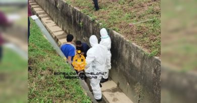 豪桦城沟渠内发现男尸   死者为精神病人