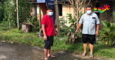 明加叻村委会投诉获关注 黄福文花园水管爆裂获修