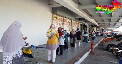 【今日东海岸】全国封锁在即．适逢月尾周末      又见抢购潮