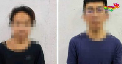 而连突警方突击行动 逮3男女 起毒品