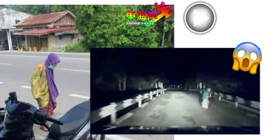 惊悚“阿飘”过马路？ 老妇半夜三点吓坏人（看视频）