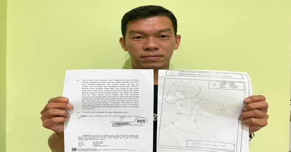 郑益清出示诉讼人所持有的地图文件，显示峇都达南森林保护区隶属于都赖副县。