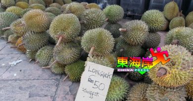 【今日东海岸】经济疲弱真不容“疫”  榴梿档热不起
