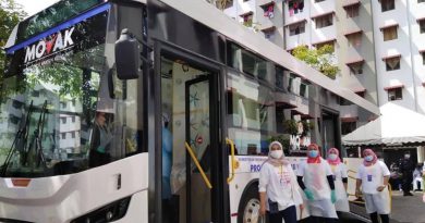 关丹柏玛哈人民组屋   960居民参与流动接种
