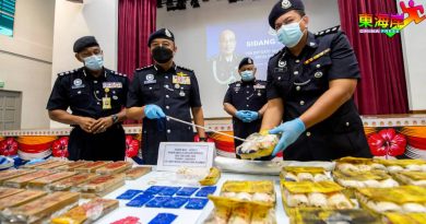 武吉阿曼 丹警联手突击 起209万毒品 夫妇落网