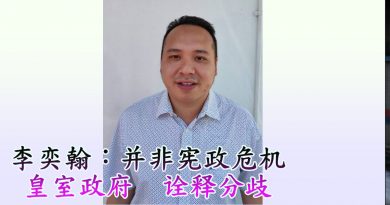 李奕翰：并非宪政危机   皇室政府  诠释分歧