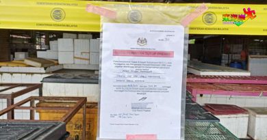 文德甲大巴刹 接卫生局指示关3天