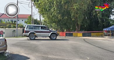 文德甲3住宅区强管令 执法单位设立路障