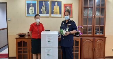 马辉集团捐丹政府机构口罩
