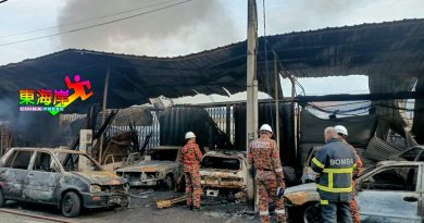 关丹巴当拉浪9屋大火 　调查显示    有人纵火