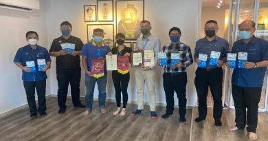 PRV GROUP捐消毒杀菌卡  丹7华小2739学生受惠
