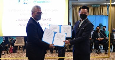 彭亨大学AspenTech合作设立卓越中心   加速国人的数码知识