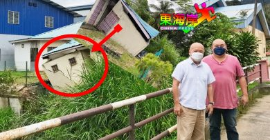 力巴士新村河边土蚀  村委会行动室  后部崩塌
