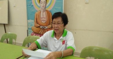 丹那美拉佛教会 白玲菘蝉联会长职