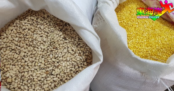 眉豆及绿豆片因产量收成和进口汇率元素，价格也调涨至少2令吉。