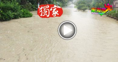 到处都淹水  文积小新村也淹了！