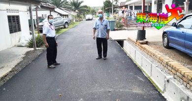 团结局拨款  维修道路提升沟渠