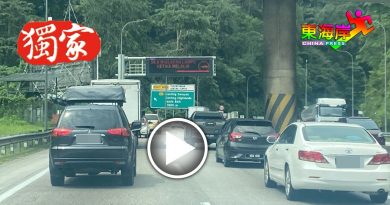 车流量饱和常塞车  加叻大道 何时扩建