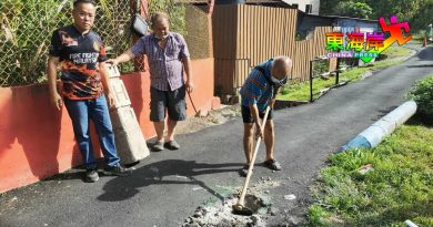 往旧玻璃口路铺柏油  村委会争取拨款