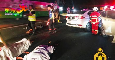 加叻大道致命车祸  母女2人当场毙命