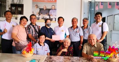 朱氏联合会（总会）  彭亨朱氏宗亲会   捐助宗亲病黎