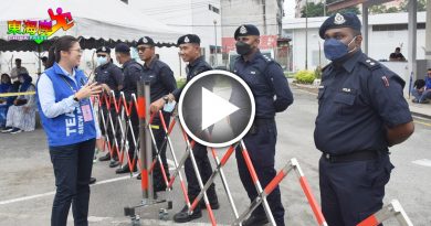 ◤2022全国大选◢文冬大选热点提名  出动百余名警员驻守