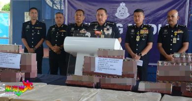 警突袭仓库捉3人 35万私烟当场充公