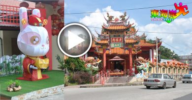 百年古庙广福庙  巨型玉兔花灯迎新春