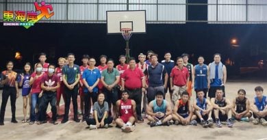 淡属篮球公会友谊赛  淡马鲁队胜