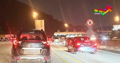 ◤今晚最新◢游子扫墓后赶路回家  加叻大道堵塞至晚上9时