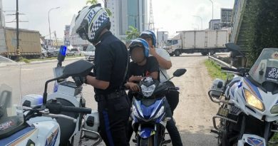 8天开斋节行动 彭交警 发2499罚单
