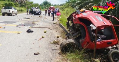 恐怖死亡车祸  3车相撞2死　