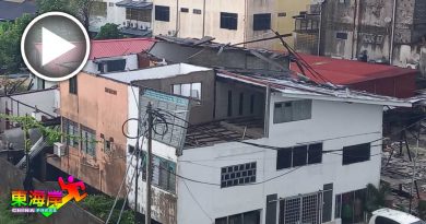 哥市风灾  锌片乱飞 多屋遭掀顶 民众怕怕（有视频）