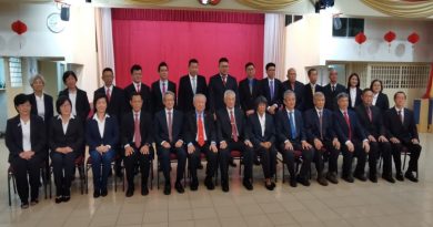丹晋江会馆宣誓就职  “连任 为办好大活动”  叶子栋吁同乡携手完成