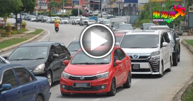 文冬吉打里路  一早大塞车