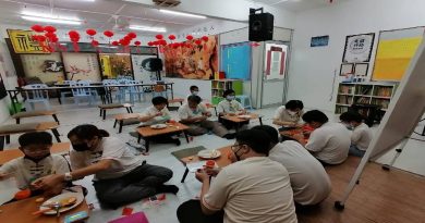 文化月同庆中秋   提倡学习谨慎  环保  节俭精神