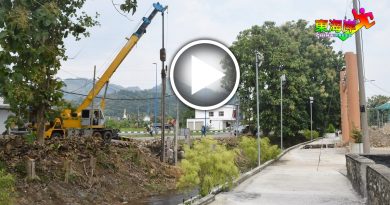 行人拱桥  动工了  两广义山可成打卡点