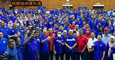 ◤柏朗埃州席補選◢阿米沙代表国阵出战 大臣:吁选民支持 阻绿潮