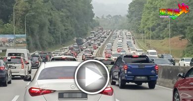 巨无霸隧道内抛锚  加叻大道大塞11KM