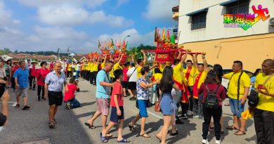 淡属海南会馆天后宫 众神出游热闹绕市
